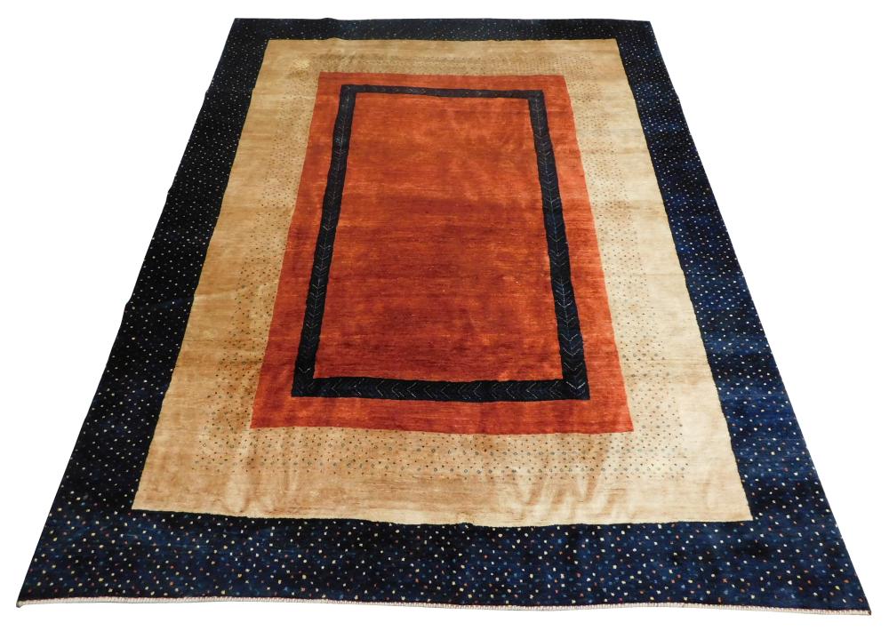 +RUG: MODERN PERSIAN GABBEH CARPET,