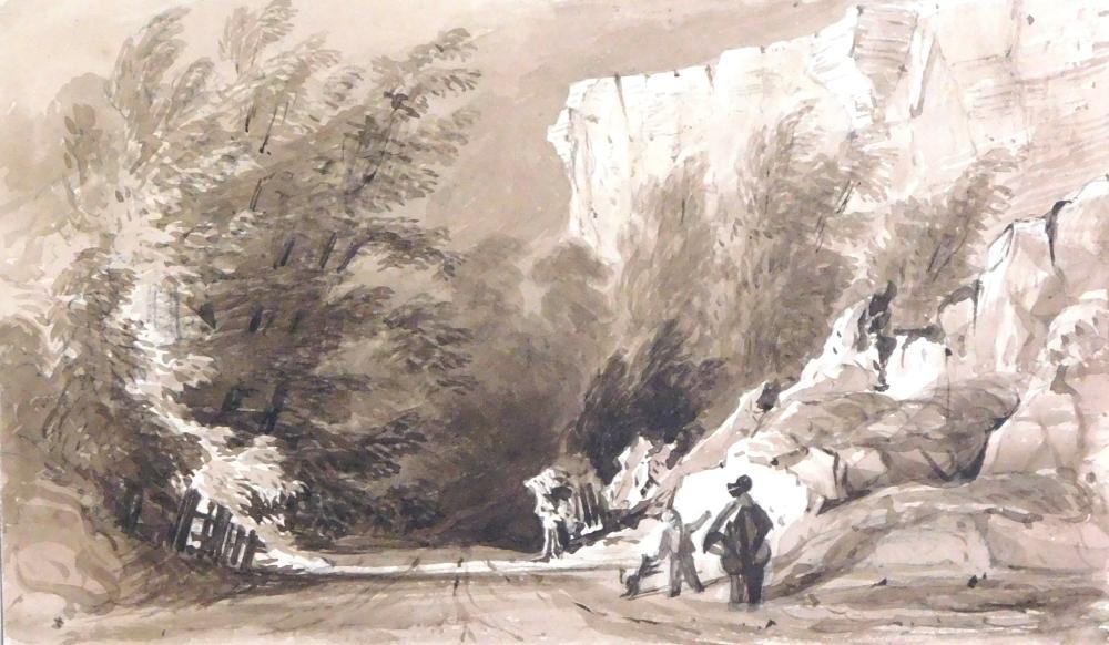 GRISAILLE LANDSCAPE ENGLISH EARLY 31e5e1