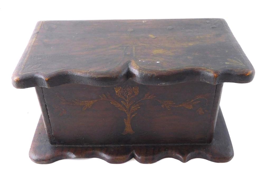 BOX AMERICAN EARLY 19TH C PINE 31e5ee