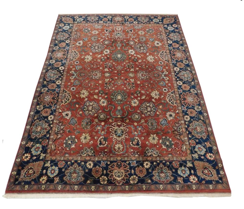 RUG: PERSIAN DESIGN CARPET, 8'10"