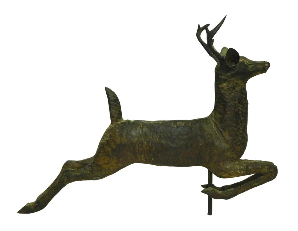 LEAPING STAG WEATHERVANE AMERICAN  31e6bd