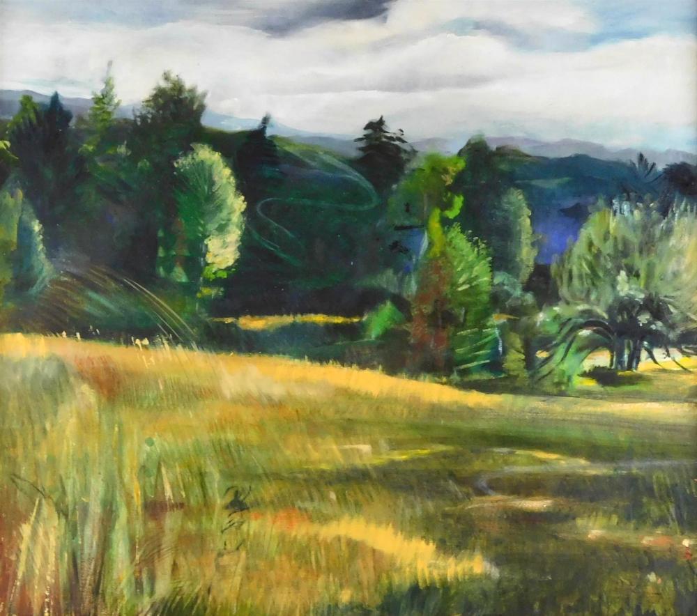 "VT WIND" 1999, OIL ON CANVAS,