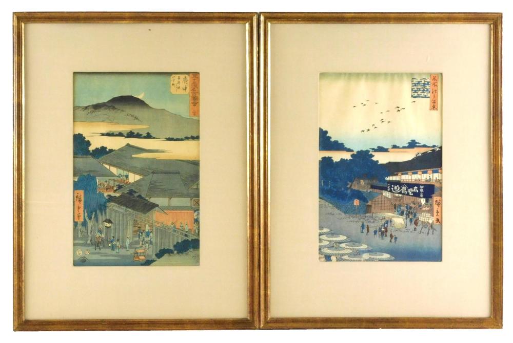 ASIAN TWO ANDO HIROSHIGE JAPANESE  31e717