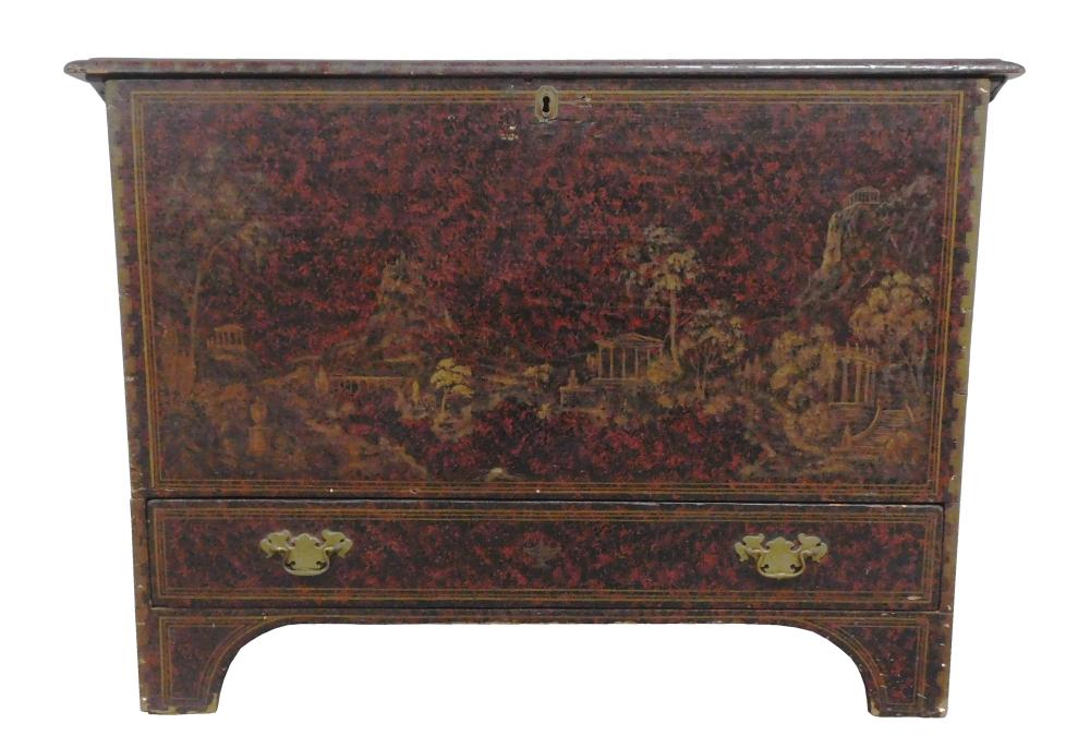 BLANKET CHEST AMERICAN MID 19TH 31e76c