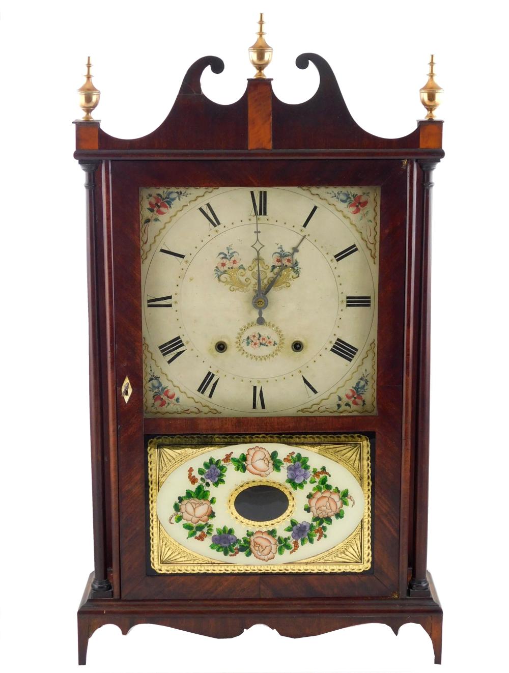 CLOCK ELI TERRY AND SONS PILLAR 31e7bd