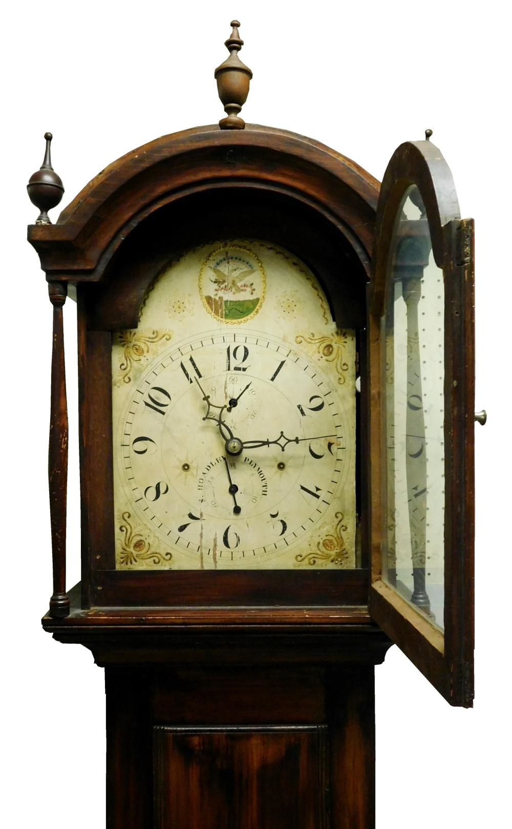 TALL CASE CLOCK, CONNECTICUT, DIAL