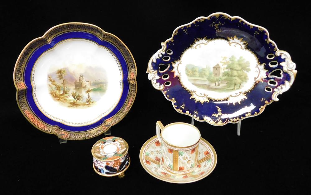 ENGLISH PORCELAIN 19TH C FIVE 31e7d9