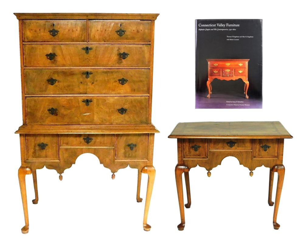 HIGH CHEST AND DRESSING TABLE,