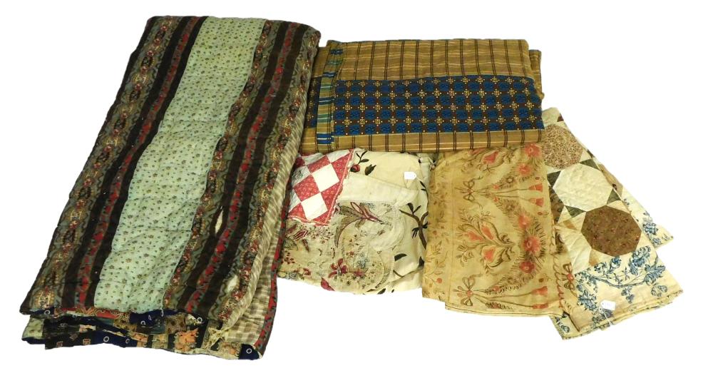 TEXTILES ASSORTMENT OF EARLY FABRICS  31e813