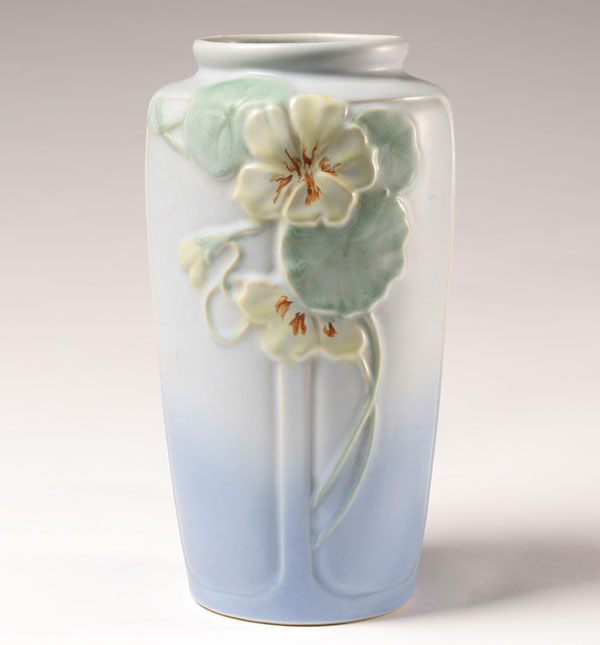 Weller Matte glaze panel vase with