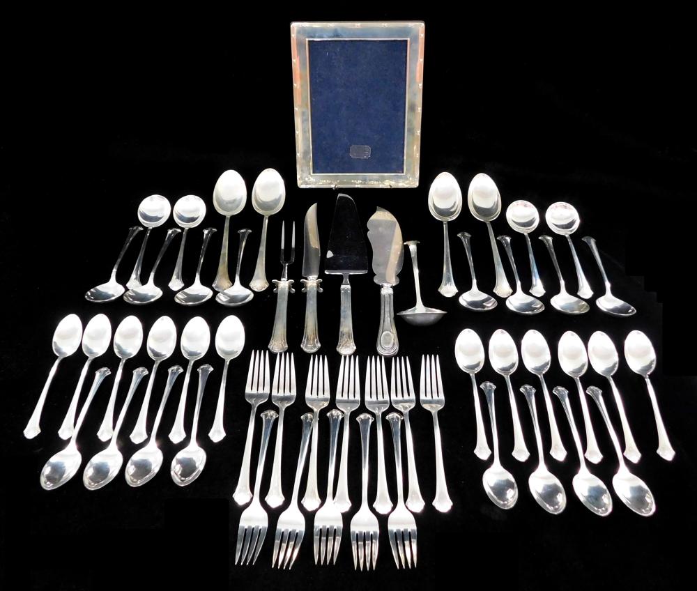 STERLING FIFTY FOUR PIECES OF 31e918