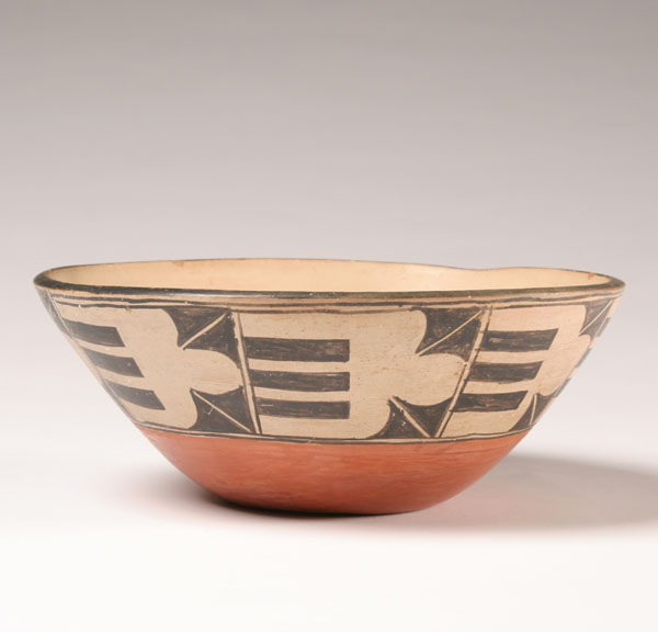 Native American polychrome pottery