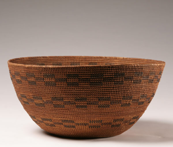 Native American hand woven basket;