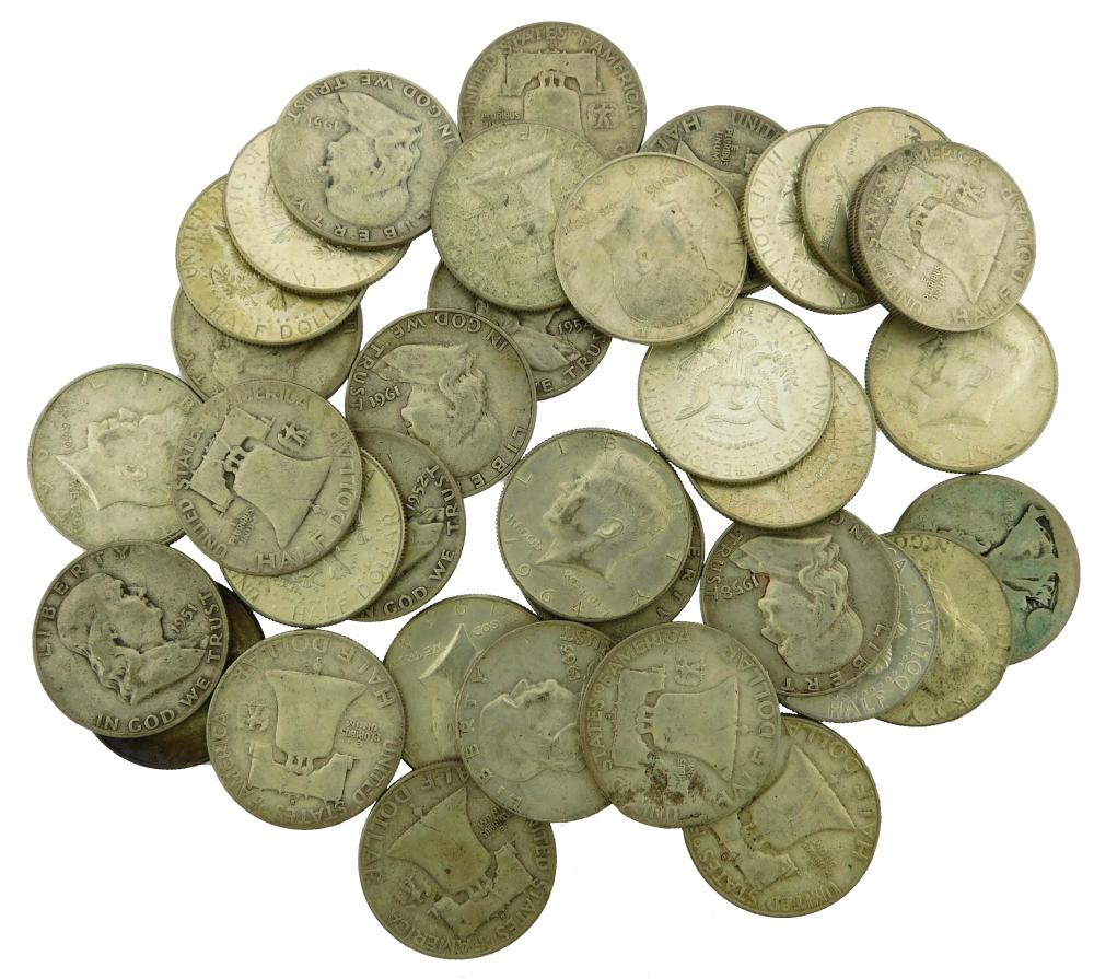 COINS LOT OF THIRTY SEVEN CIRCULATED 31e9c7