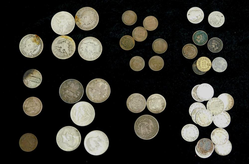 COINS LOT OF 35 PIECES INCLUDING 31e9d4