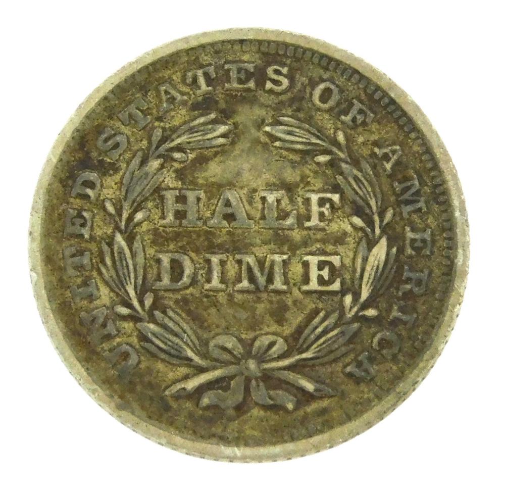 COINS: 1837 NO STARS, LARGE DATE