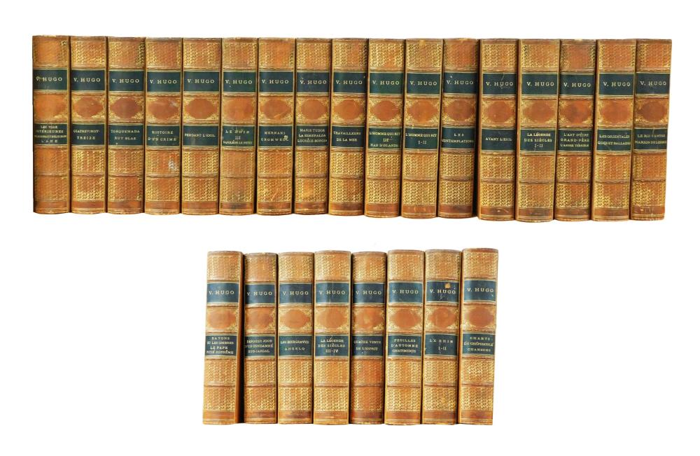 BOOKS VICTOR HUGO SET WORKS OF  31e9fc