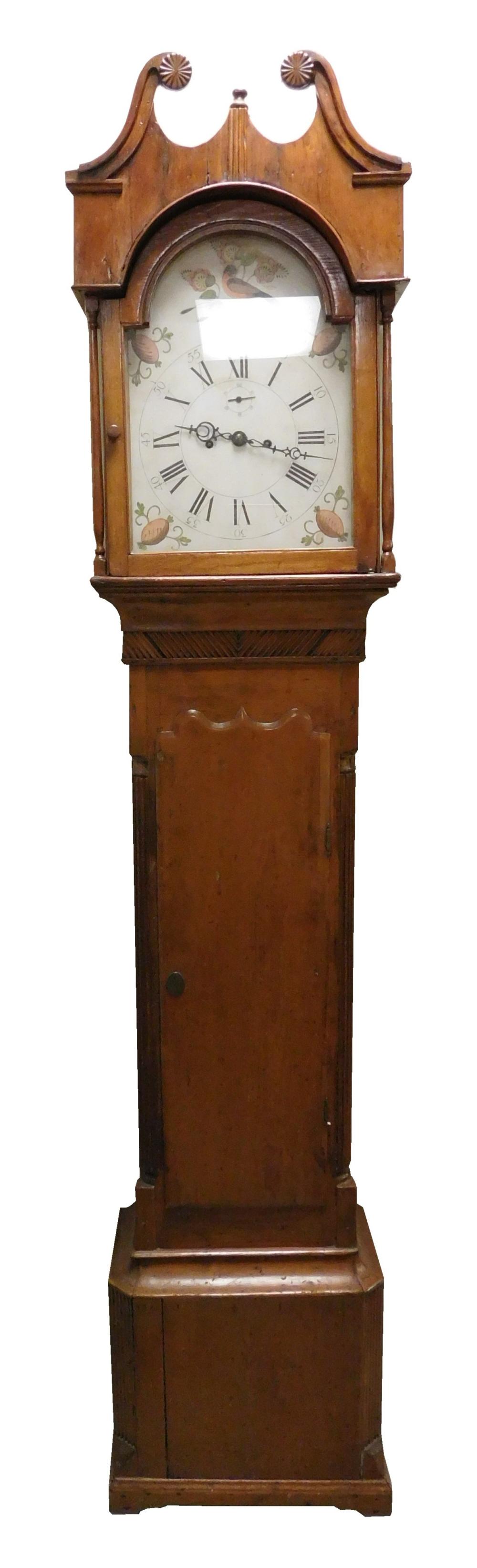 TALL CASE CLOCK POSSIBLY PENNSYLVANIA 31ea1a