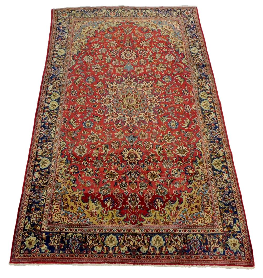 RUG: SEMI ANTIQUE PERSIAN ISFAHAN,