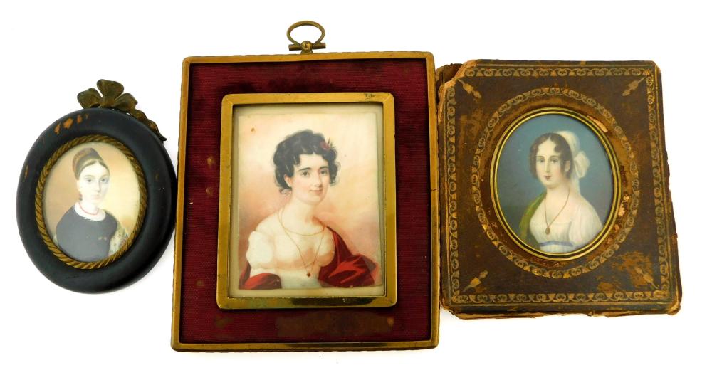 MINIATURE: THREE WOMEN, ALL WITH