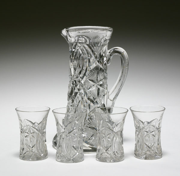 5pc Millersburg Crystal Ohio Star