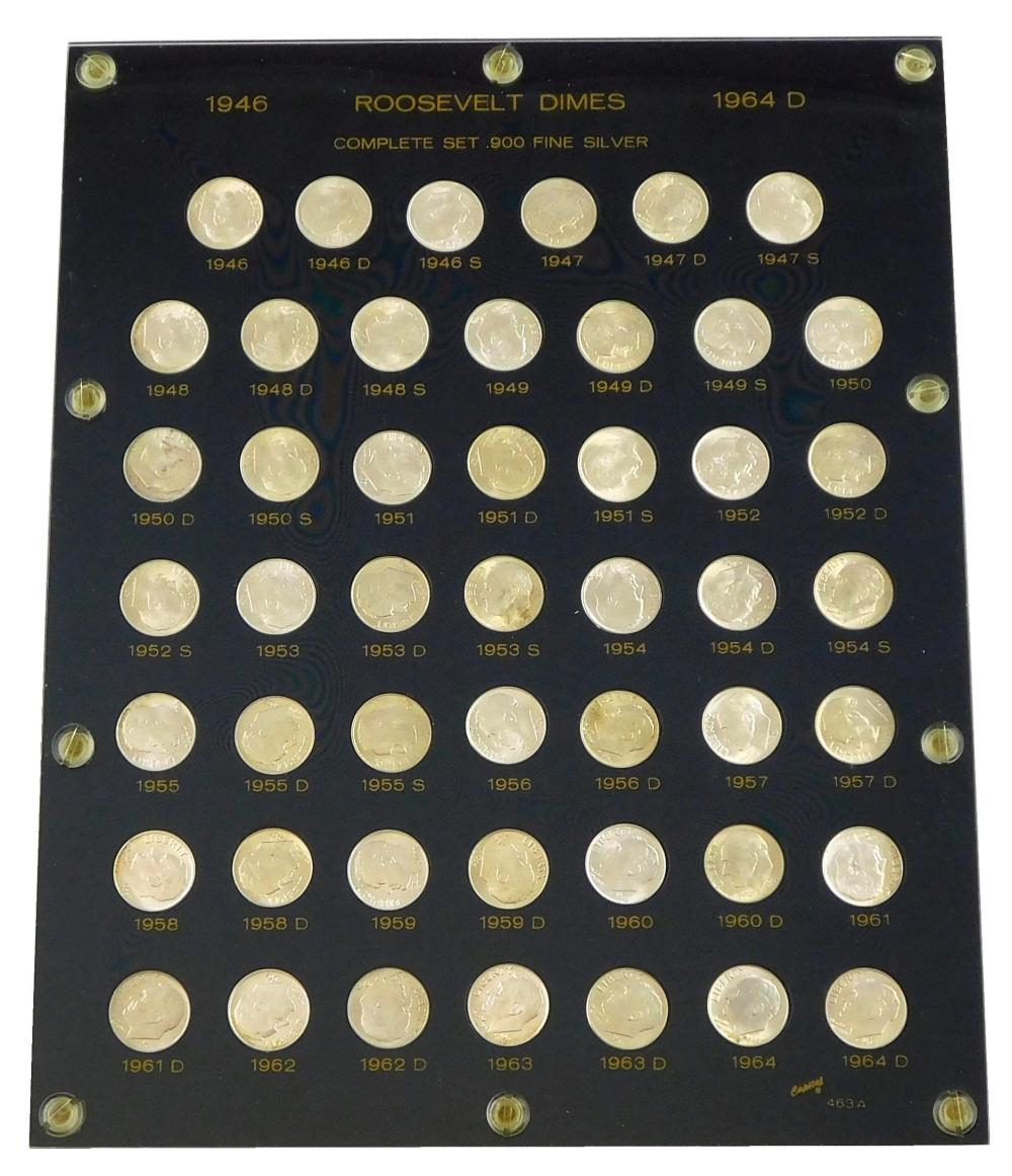 COINS: 48 COIN COMPLETE SET OF