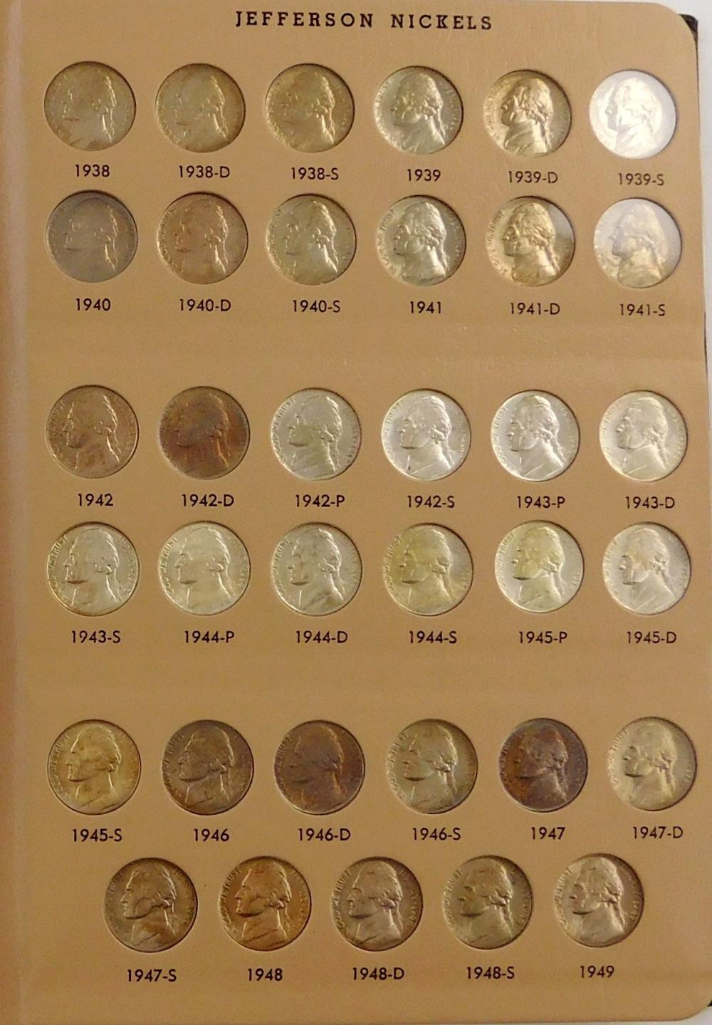 COINS: COMPLETE SET OF JEFFERSON