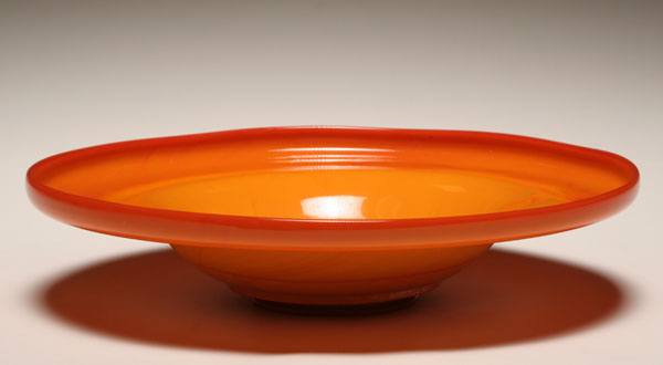 Fenton 12" Flame bowl.