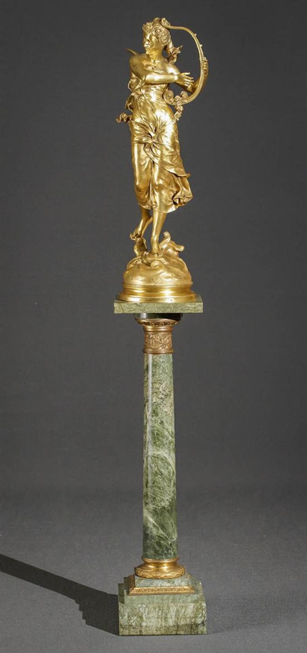 FRENCH GILT BRONZE MYTHOLOGICAL 31ebc5