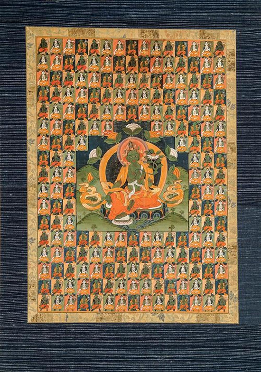 PAIR OF TIBETAN THANKAS OF THE 31ecae