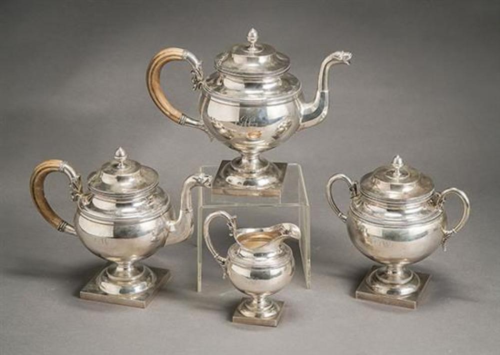 AMERICAN SILVER FOUR-PIECE COFFEE