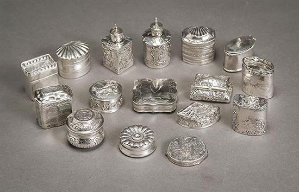 GROUP OF FOURTEEN CONTINENTAL SILVER 31ed23