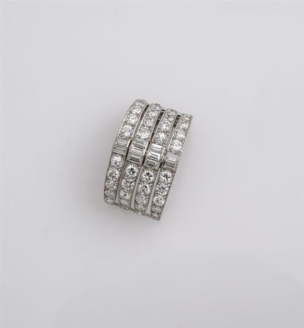 FRENCH ART DECO PLATINUM AND DIAMOND 31ed31