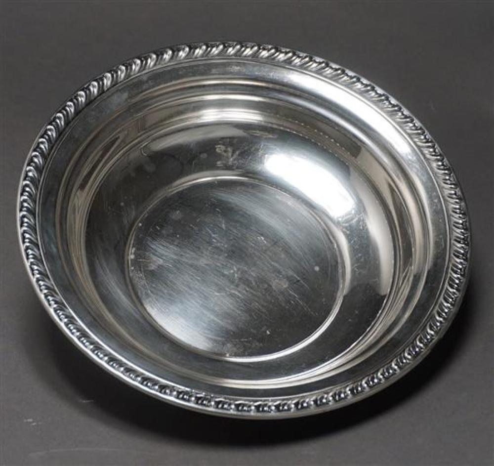 WALLACE STERLING ROUND SHALLOW BOWL,