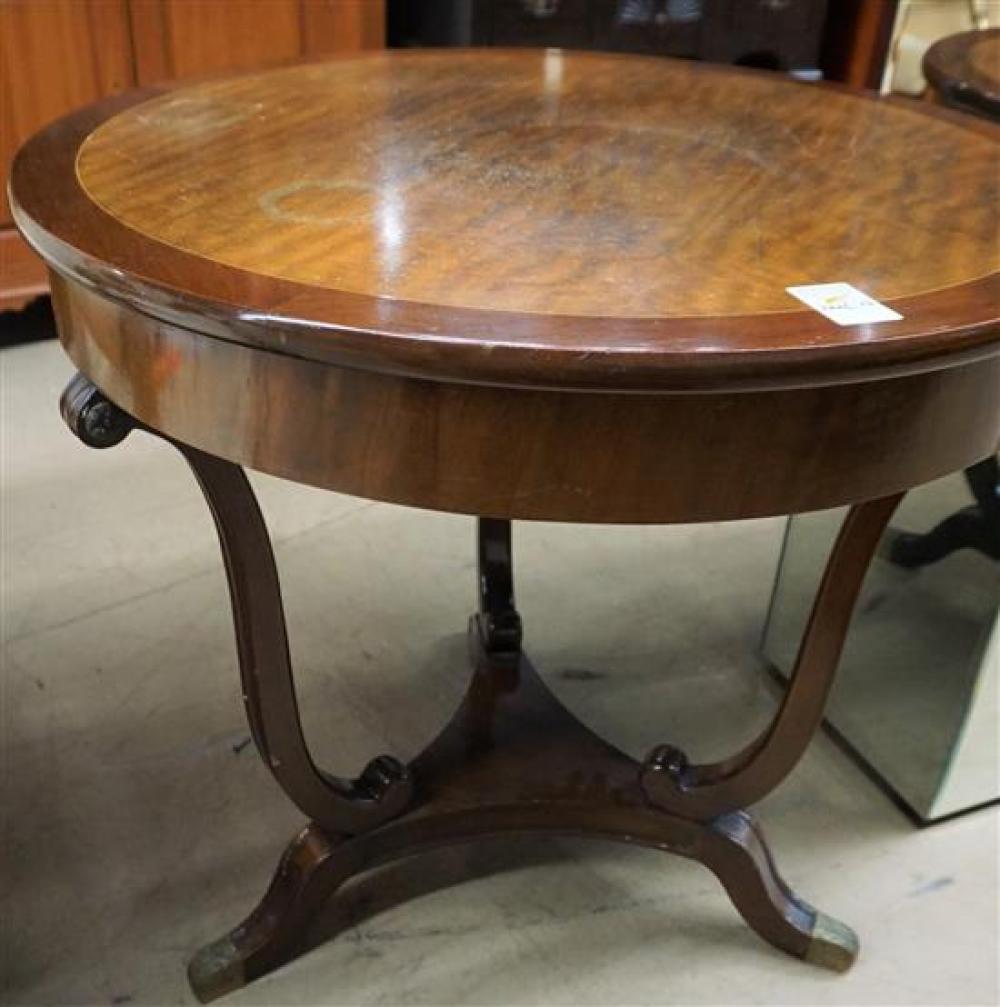 GEORGE III STYLE MAHOGANY ROUND