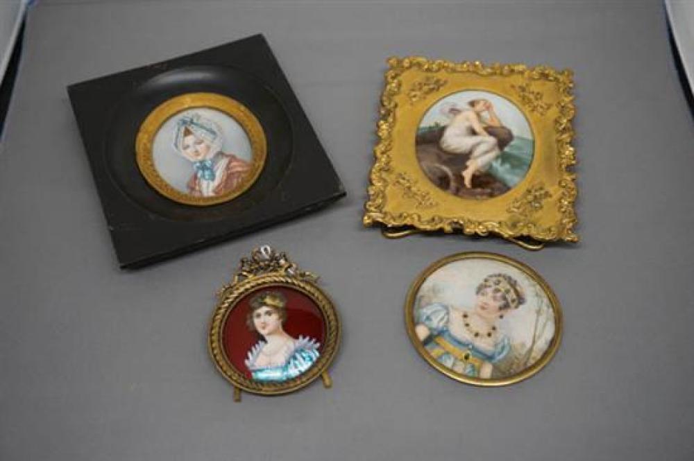 FOUR FRAMED MINIATURESFour Framed Miniatures,