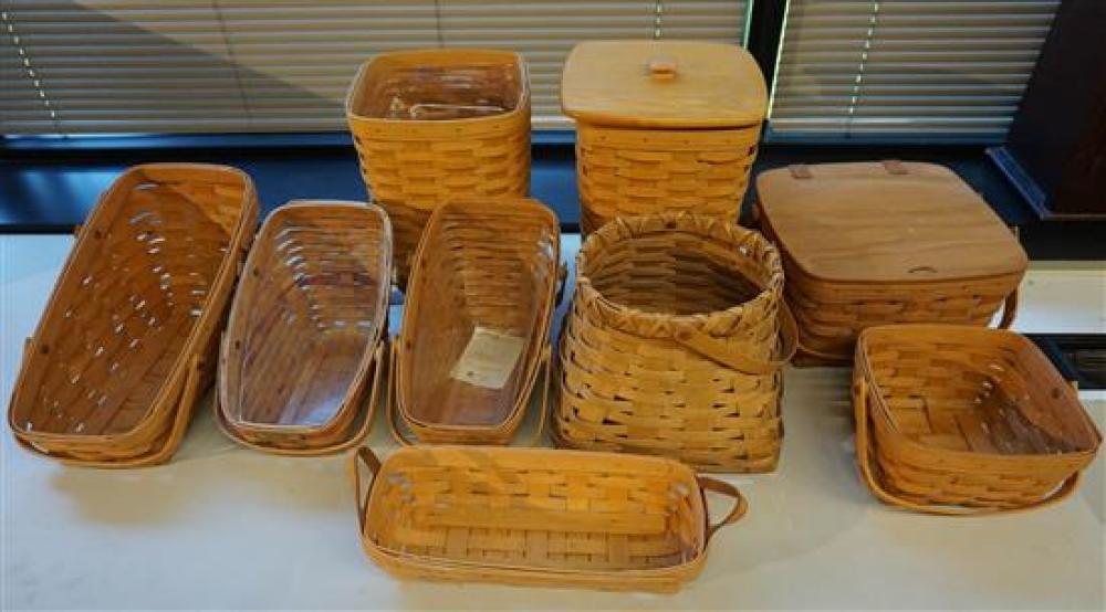 COLLECTION OF EIGHT LONGABERGER
