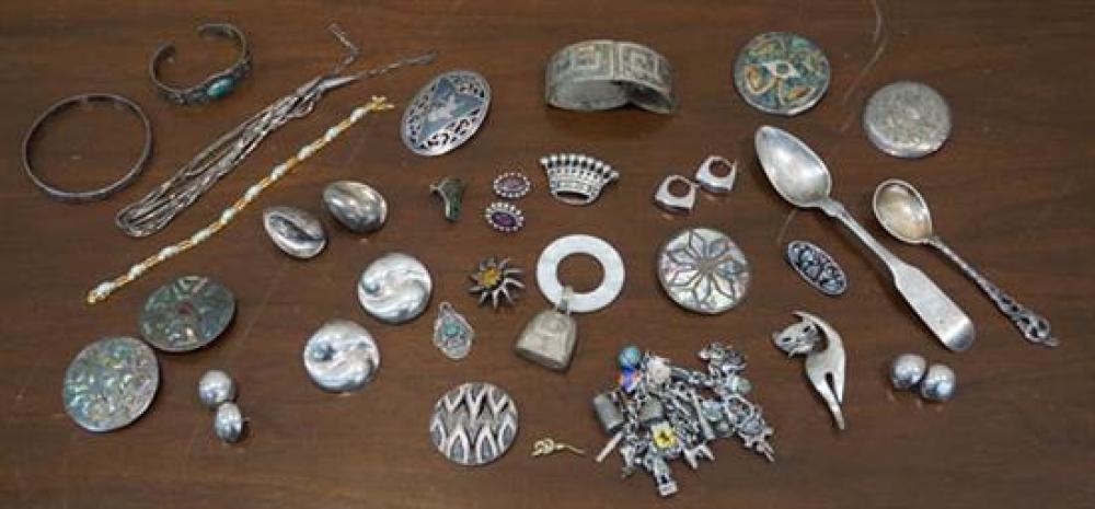 GROUP OF SILVER JEWELRYGroup of