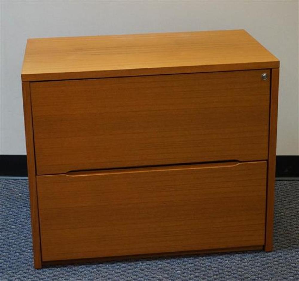 DANISH TEAK TWO-DRAWER LATERAL