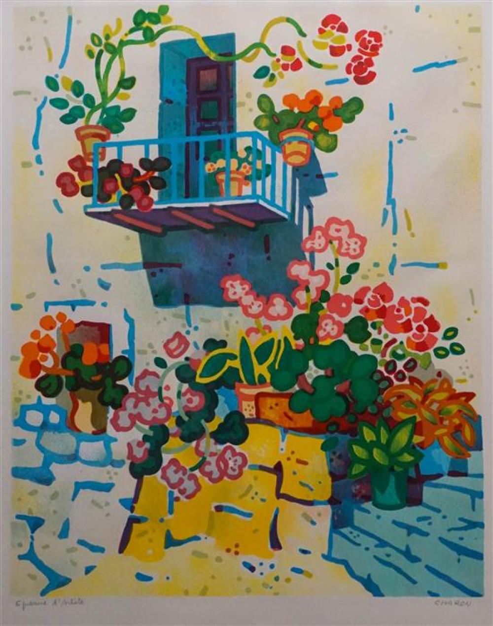 GUY CHARON (FRENCH B. 1927), FLOWER