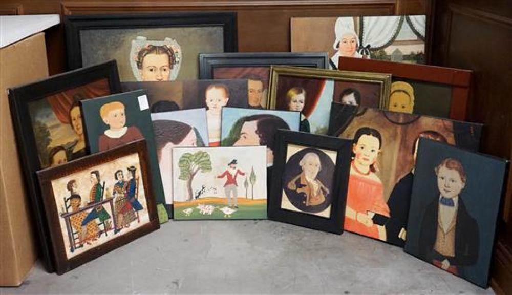 COLLECTION OF FIFTEEN REPRODUCTION