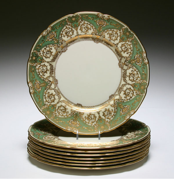 Lenox hand painted and gilt floral