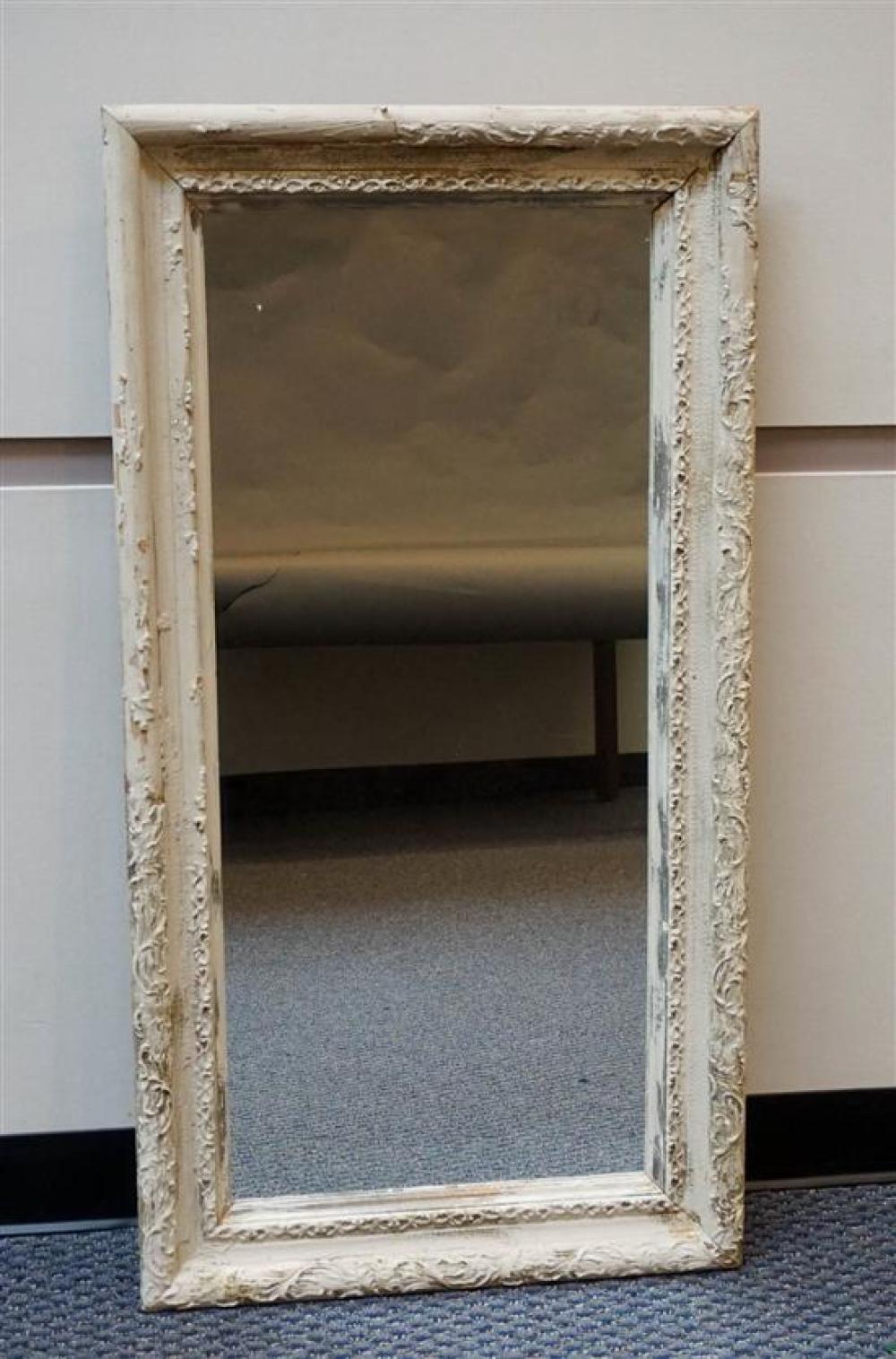 DISTRESSED PAINTED FRAME MIRROR  31f187