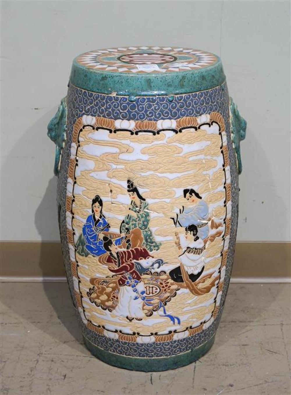 VIETNAMESE GLAZED STONEWARE GARDEN 31f1c6