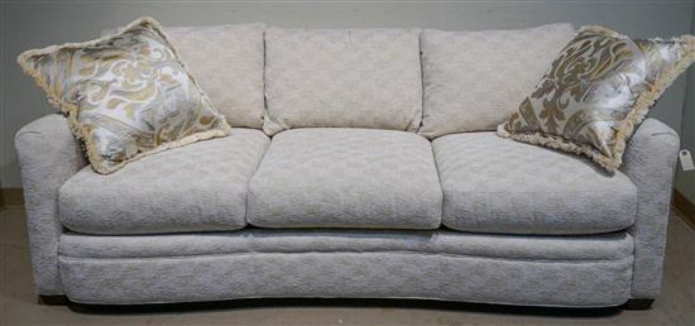 CENTURY BEIGE UPHOLSTERED SOFACentury