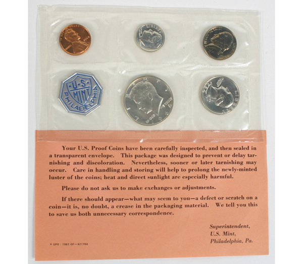 Three 1964 U.S. Mint Silver Proof