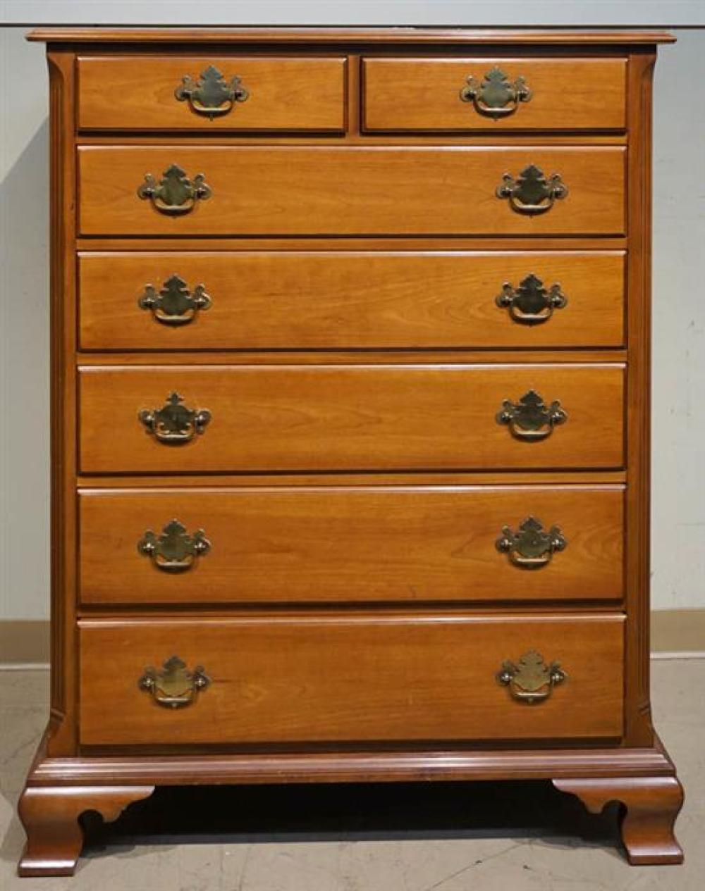 KINDEL CHIPPENDALE STYLE CHERRY