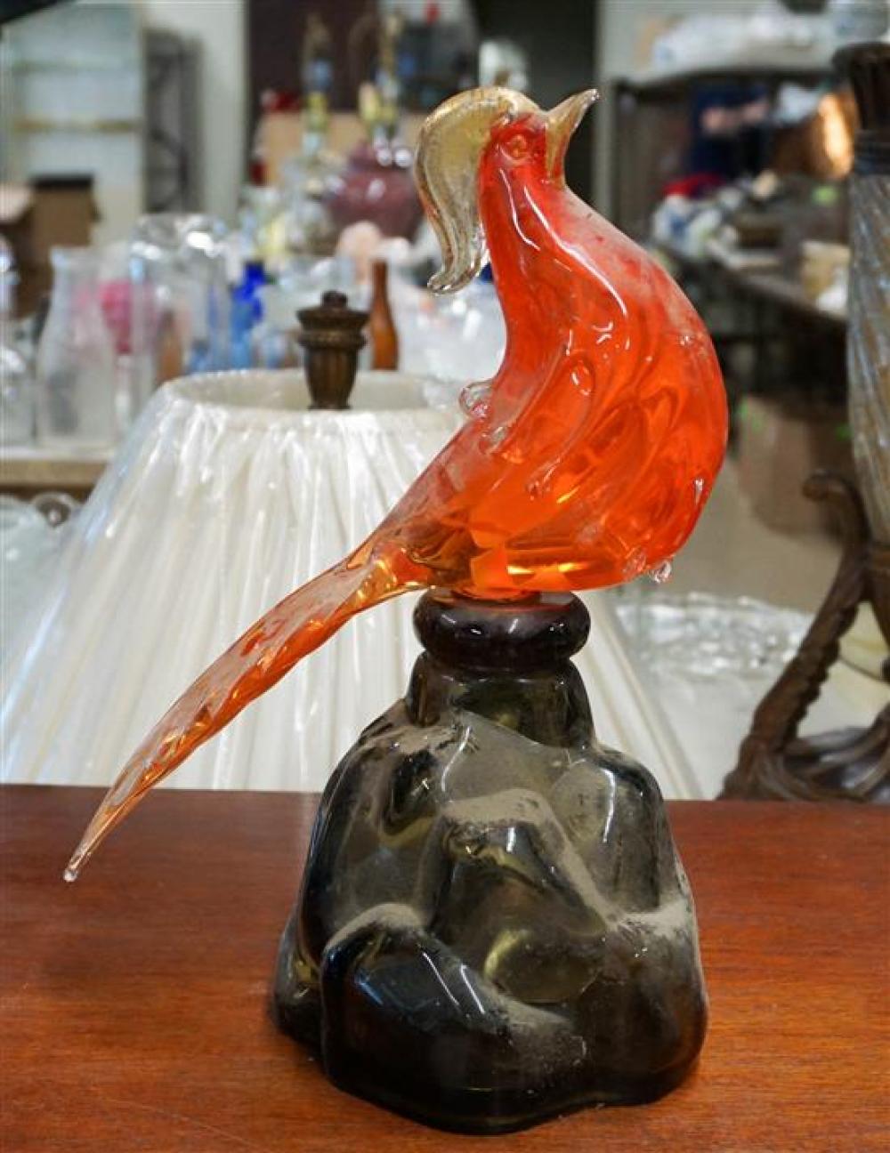 MURANO GLASS BIRD DECANTERMurano 31f28c