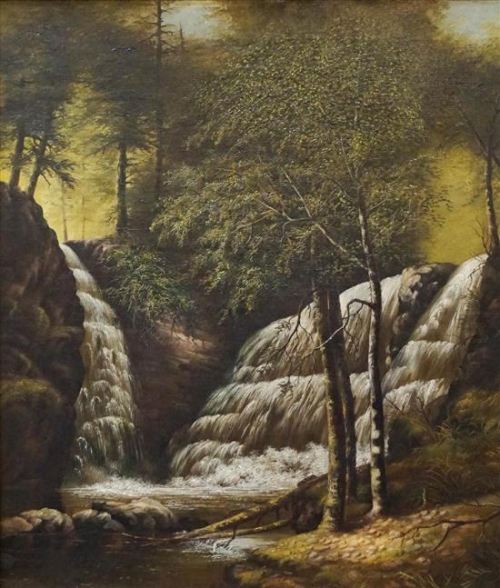 AMERICAN 19TH CENTURY WATERFALLS 31f2c1