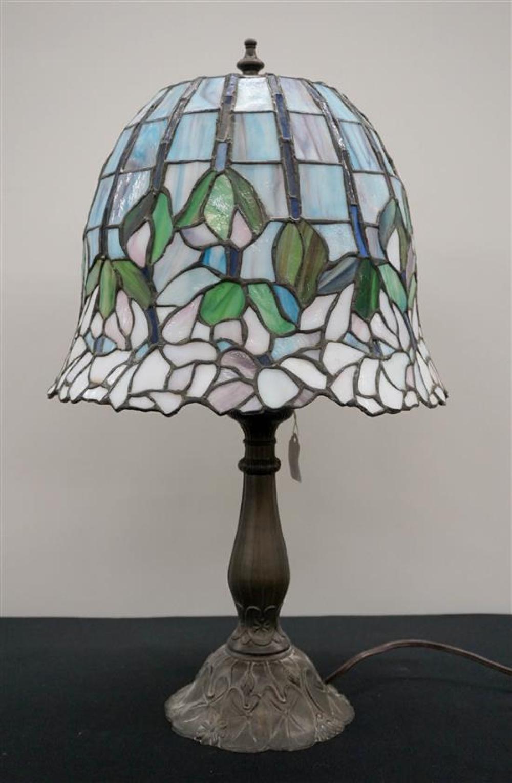 GLASS MAKER S PATINATED METAL LAMP 31f2e5